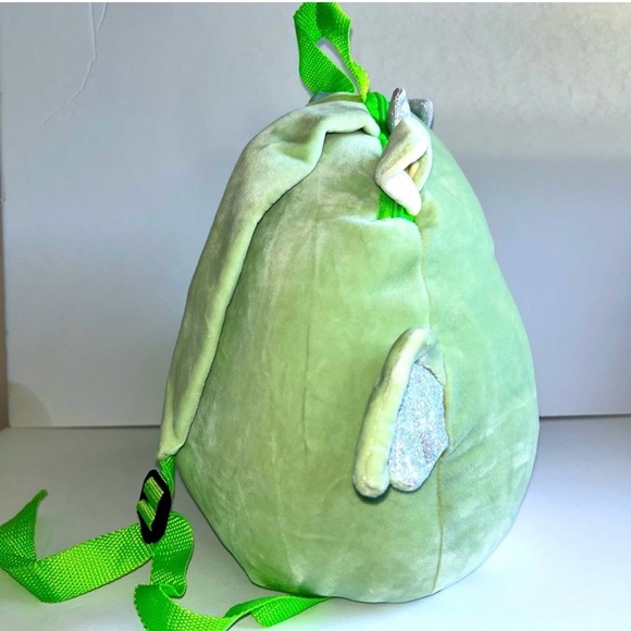 Squishmallow Drew Green Dragon Backpack. BNWT - Picture 2 of 9